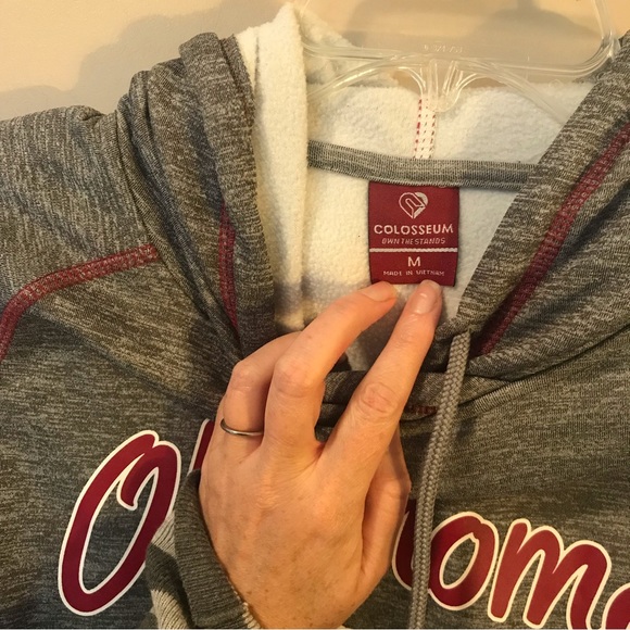 Colosseum Oklahoma Sooners Hoodie Sweatshirt - Picture 6 of 8